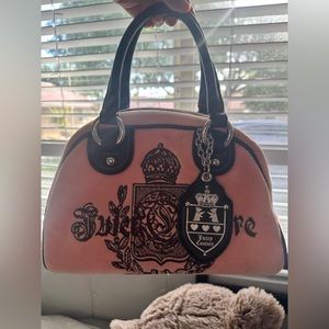 Pink juicy couture bowler bag